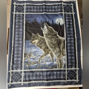 James Hautman Wolf Fabric Panel VIP Cranston 2 Panels